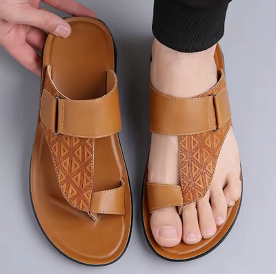 Callen Luxe | Bare Leather Sandals