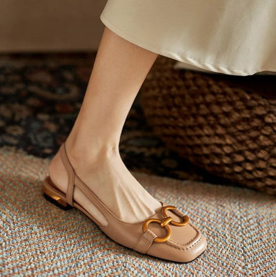 Brenna - Orthopedic Leather Buckle Sandals