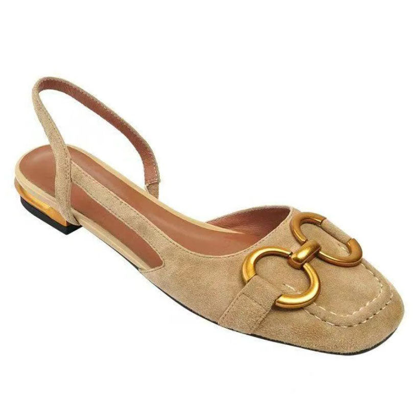 Brenna - Orthopedic Leather Buckle Sandals