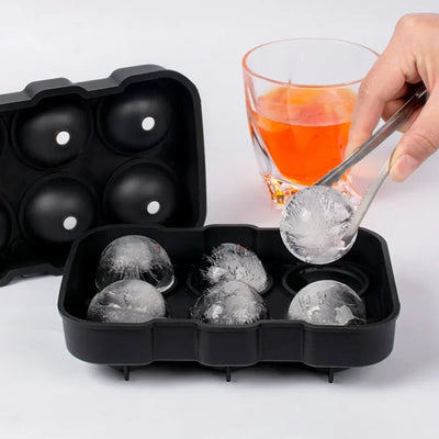 Silicone Ice Cube and Ice Ball Tray