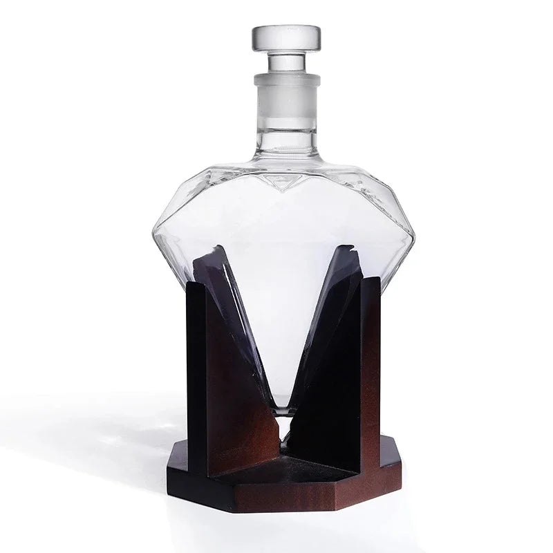 1000ml Glass Diamond Bottle Suitable for all kinds of alcohol