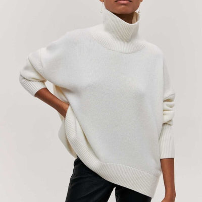 Avery - Sweater with high collar