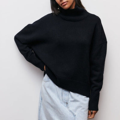 Avery - Sweater with high collar