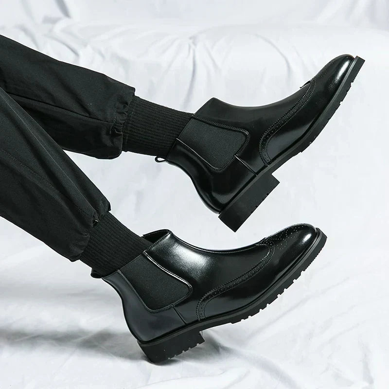 Adriel - Genuine Leather Chelsea Boots