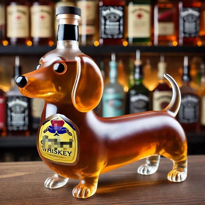 Dachshund-shaped Whisky Bottle