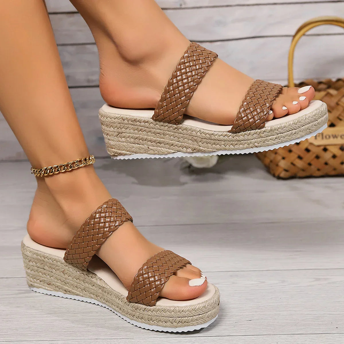 Roselle - Stylish Comfortable Wedge Sandals