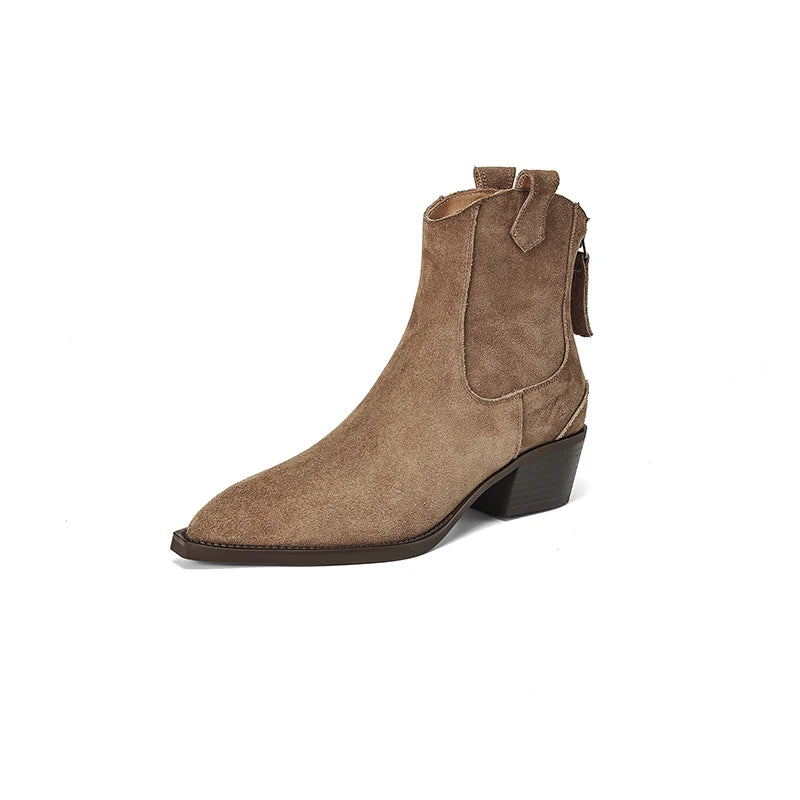 Penny - Classic Cow Suede Boots