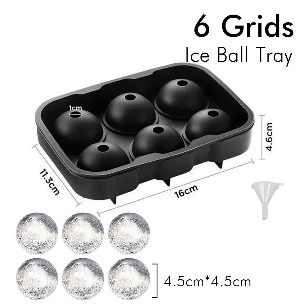 Silicone Ice Cube and Ice Ball Tray