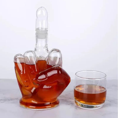New 1000ml Finger Shape Whiskey Bottle