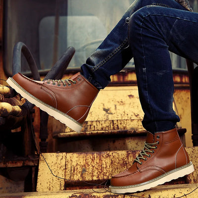 Dustin - Winter Leather Boots
