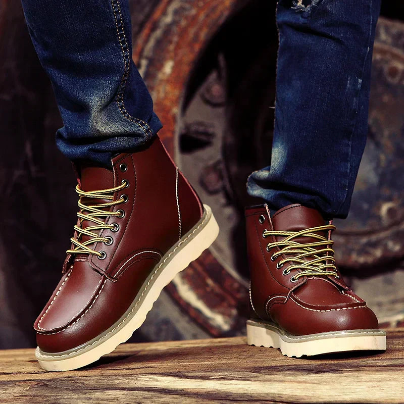 Dustin - Winter Leather Boots