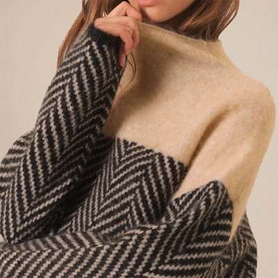 ADELIE - Premium turtleneck made from fine knit fabric