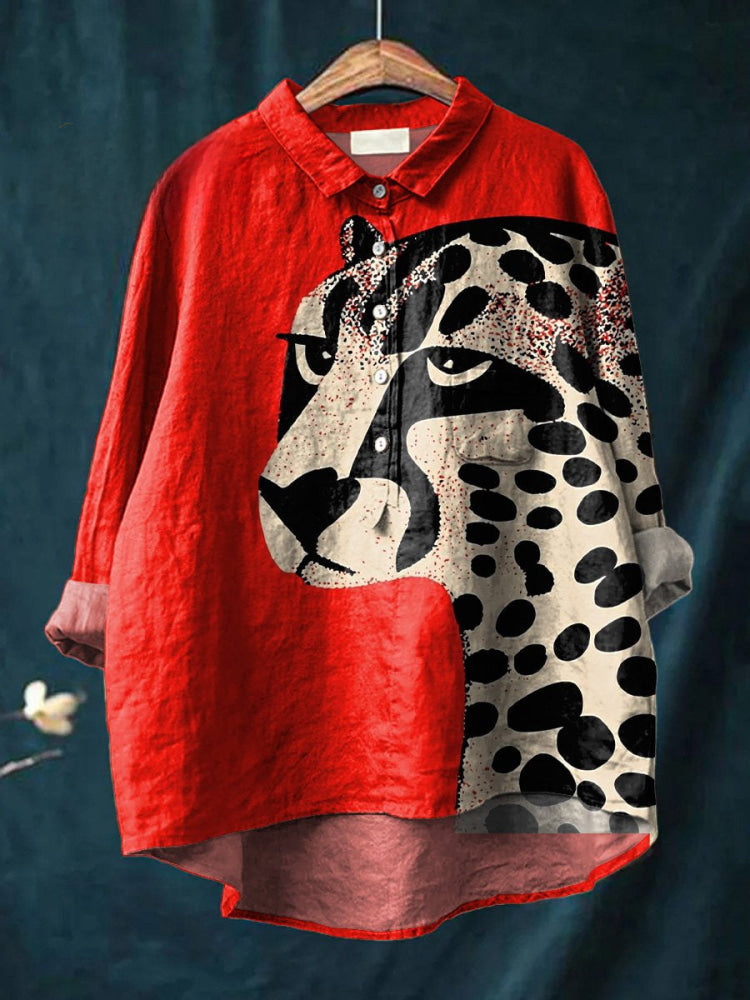 Nala - Bold Cheetah Print Shirt