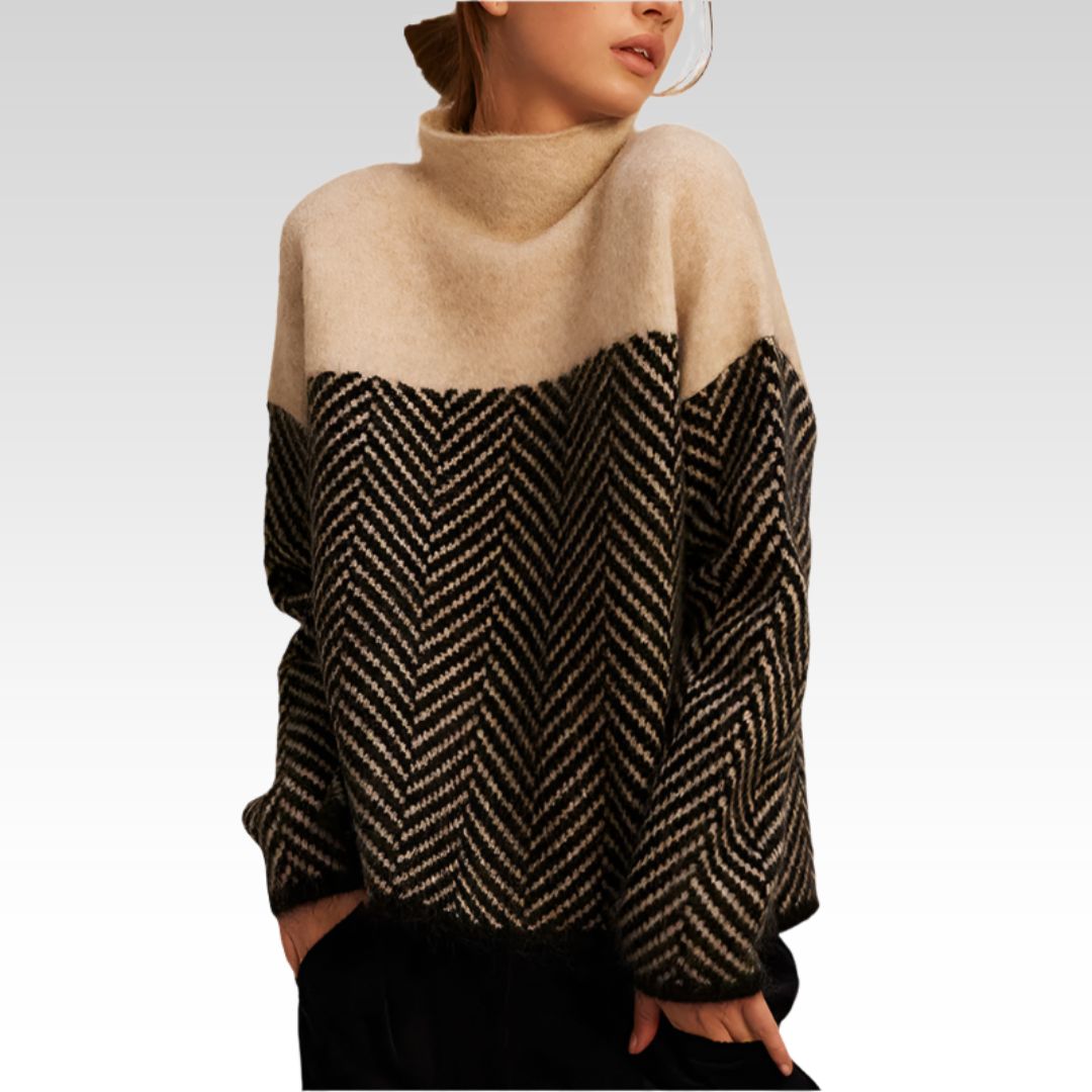 ADELIE - Premium turtleneck made from fine knit fabric