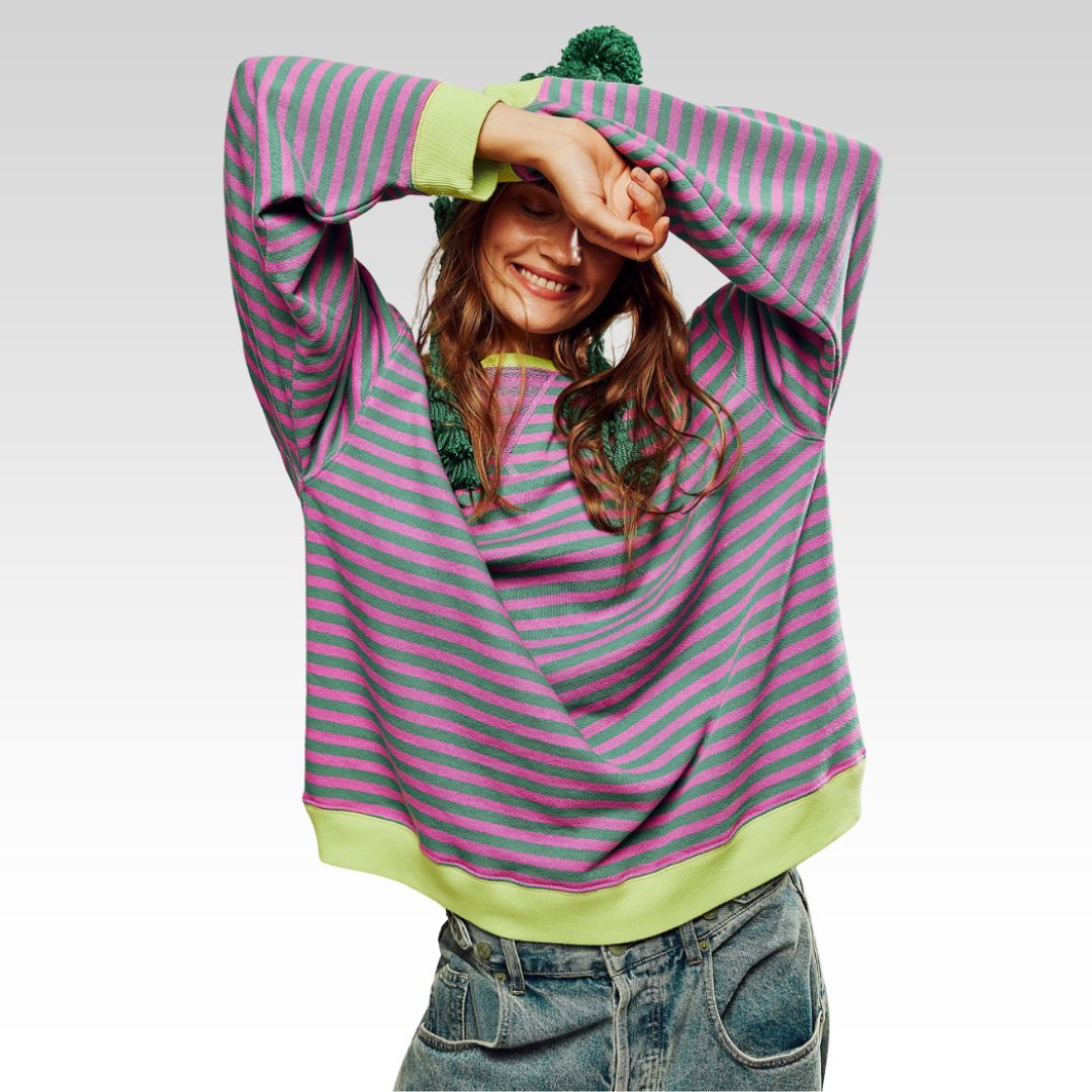 Mana - Stripe oversized sweater