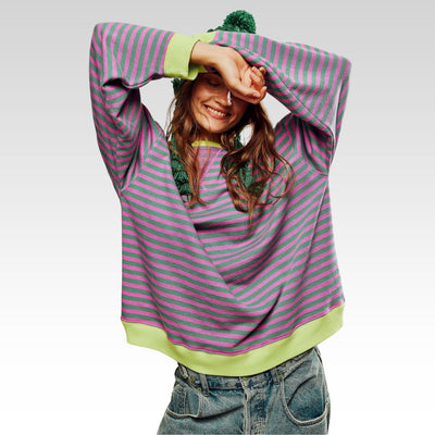 Mana - Stripe oversized sweater
