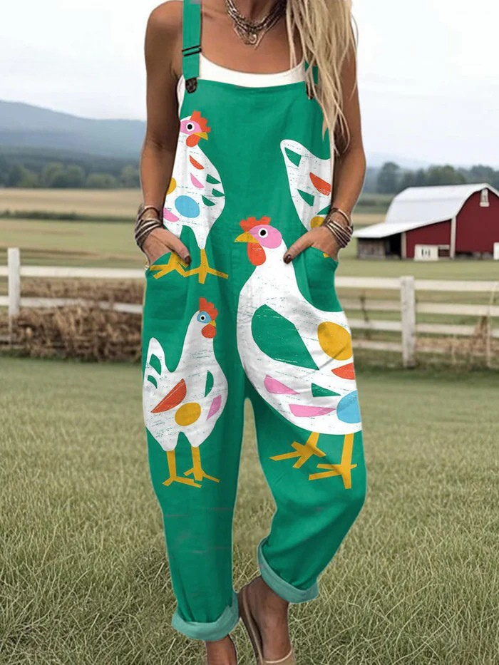 Juniper – Cluckin’ Whimsical Jumpsuit
