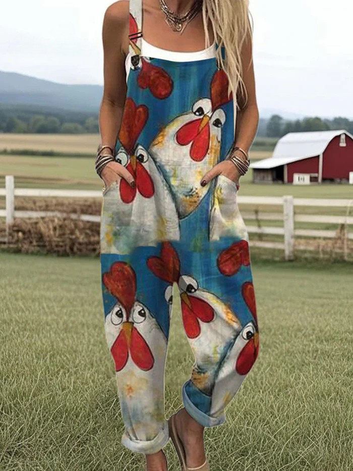 Mia – Cluckin’ Cute Jumpsuit