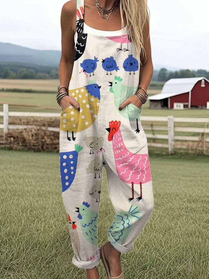 Alice – Chicken Chatter Jumpsuit
