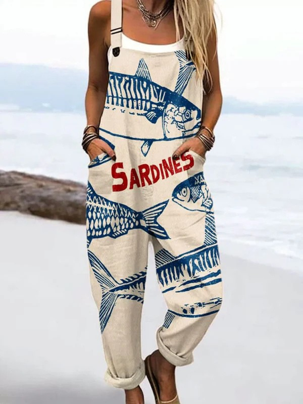 Clara – Sardine Stroll Jumpsuit