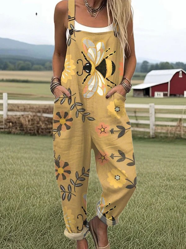 Olivia – Wildflower Buzz Jumpsuit