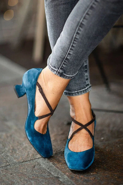Amber - Elegant Strap Mid-Heels
