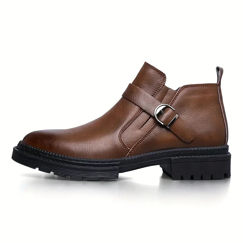 Liam - Leather Ranger Boots for Men