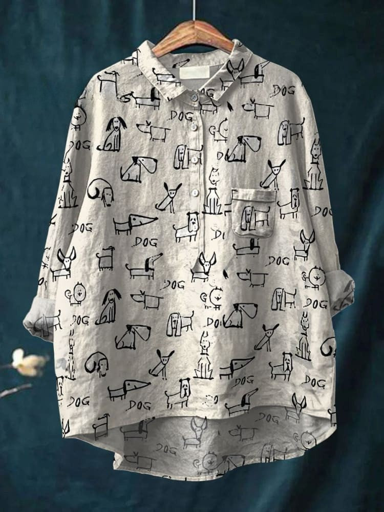 Zoe - Dog Doodle Shirt