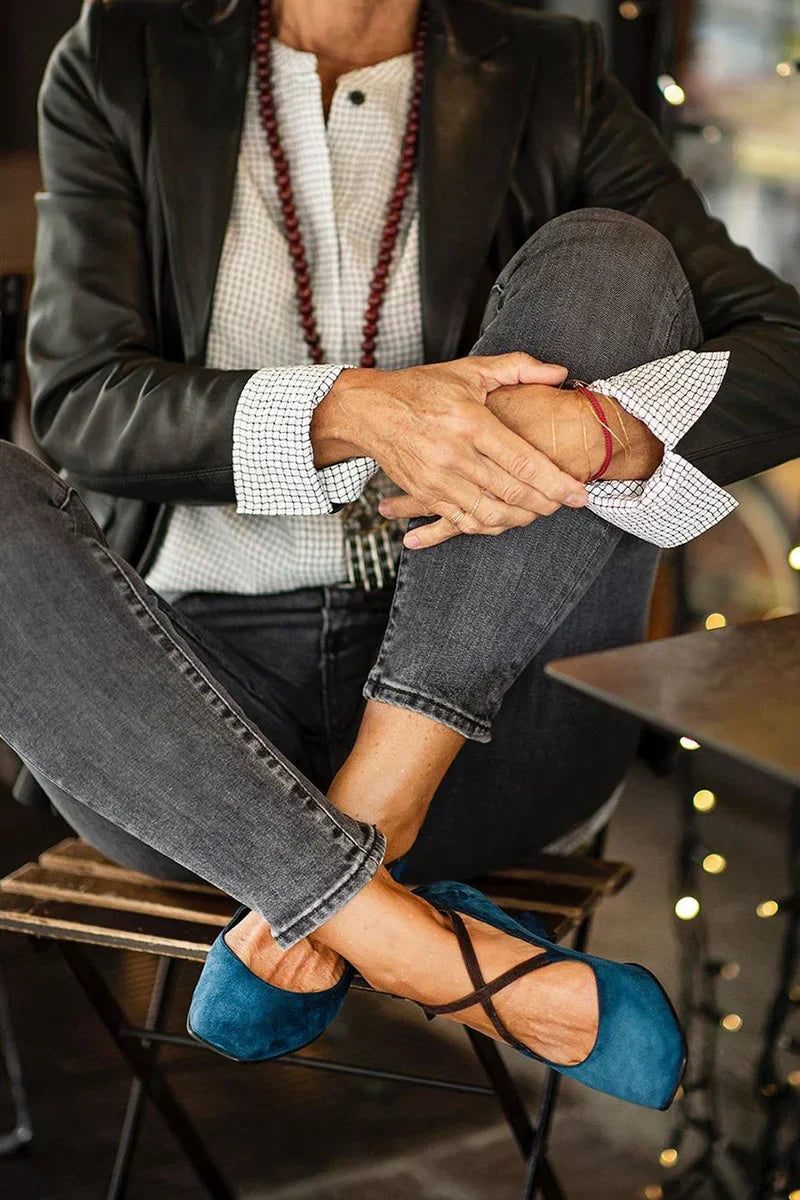 Amber - Elegant Strap Mid-Heels