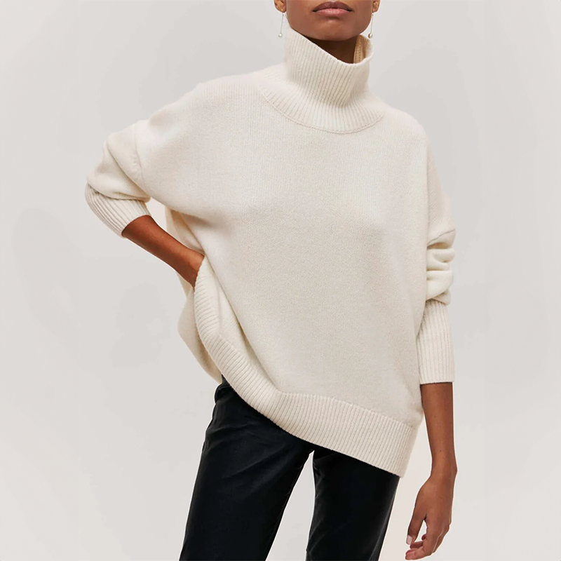 Amelia - Elegant knit turtleneck sweater