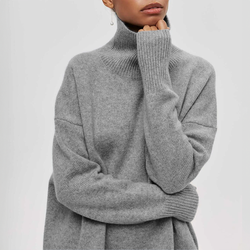 Amelia - Elegant knit turtleneck sweater