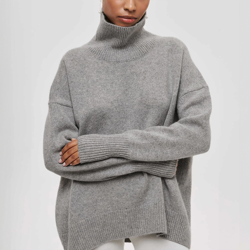 Amelia - Elegant knit turtleneck sweater