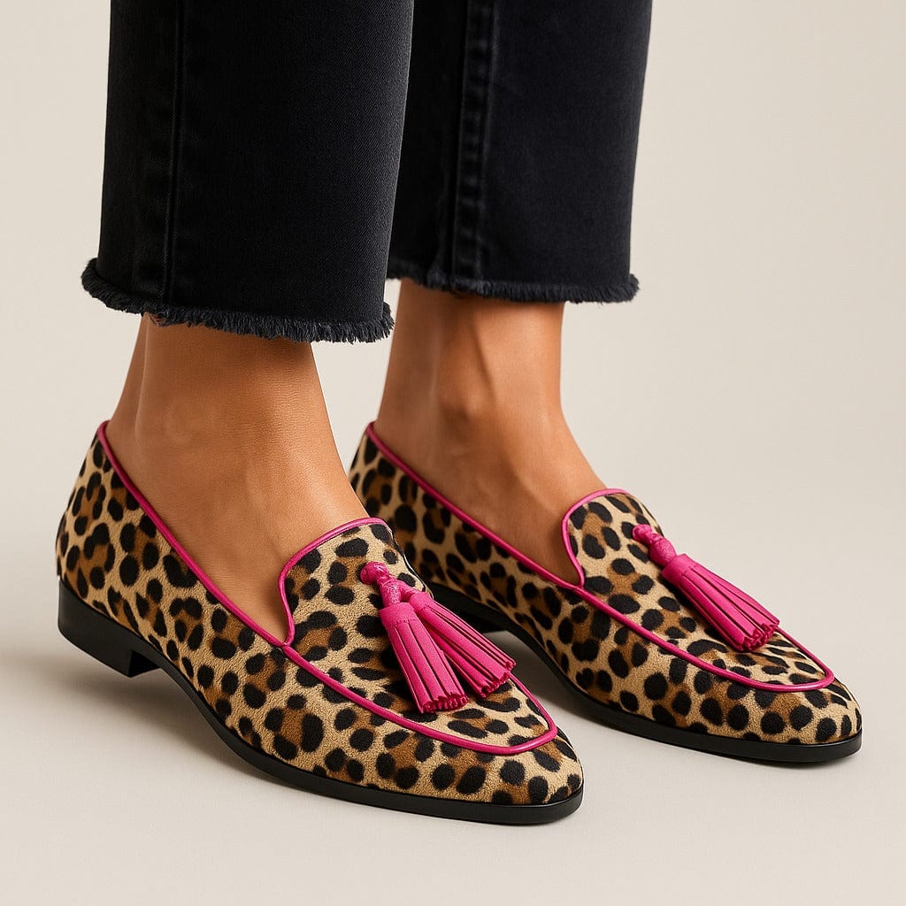 Liora - Fringe Detail Slippers