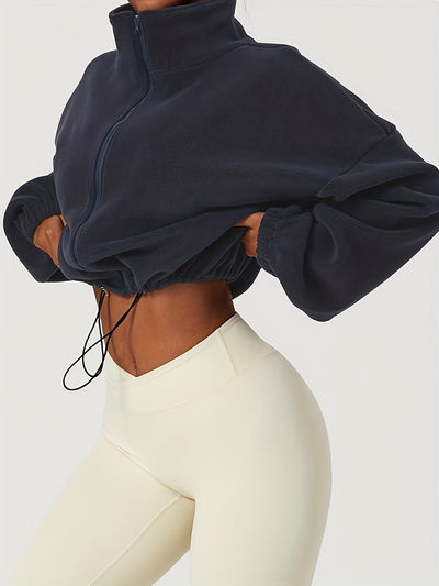 Velexia - Fleece-Crop-Top