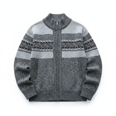 Matthew - Zip-Up Vintage Cardigan