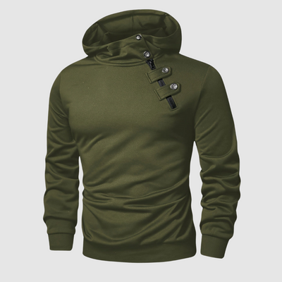 Nolan - Buttoned Hoodie