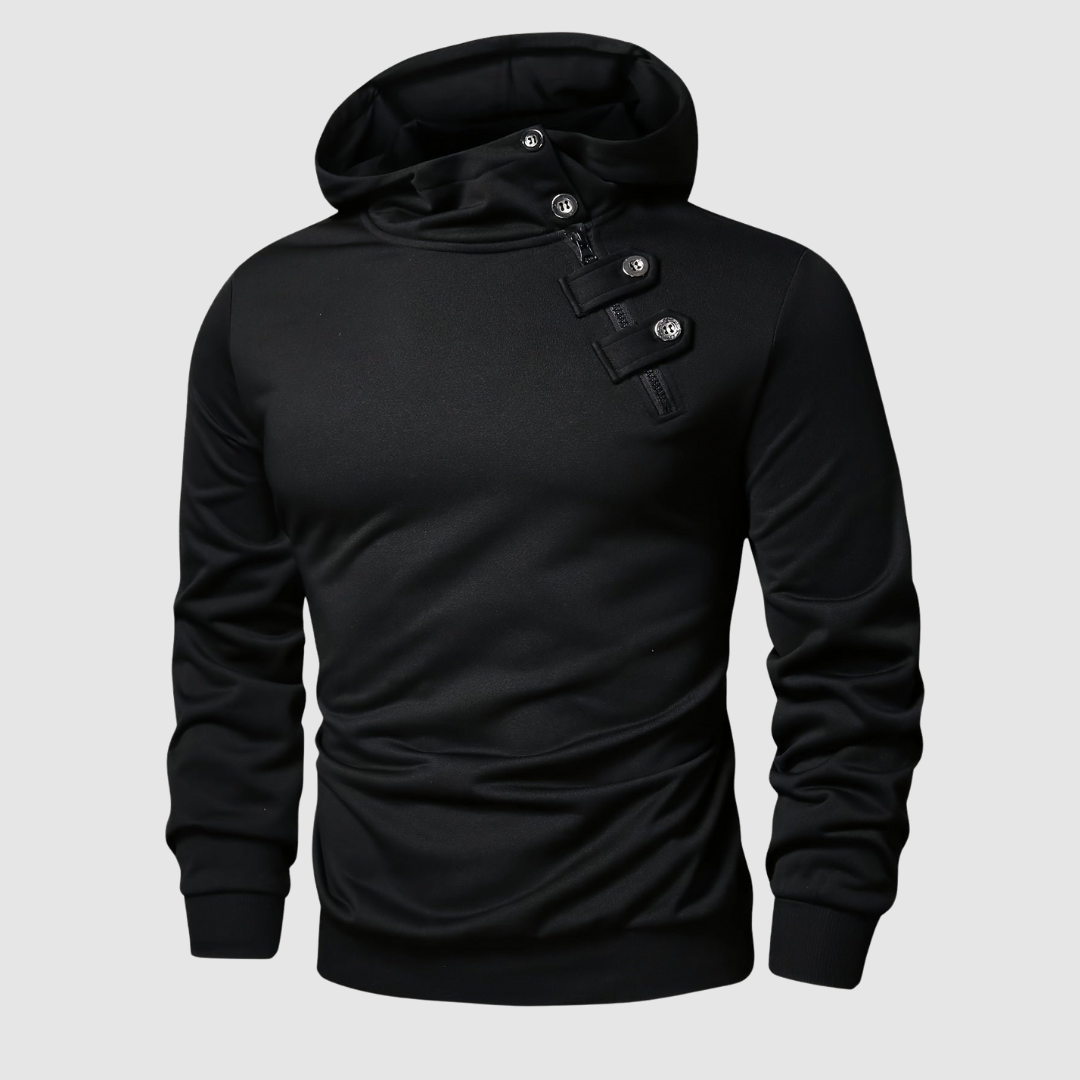 Nolan - Buttoned Hoodie