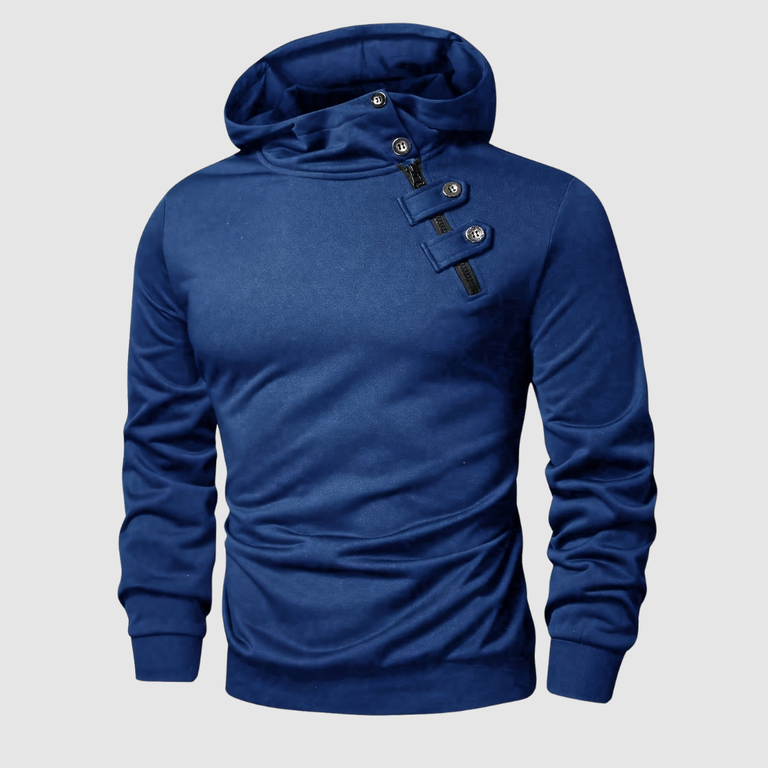 Nolan - Buttoned Hoodie
