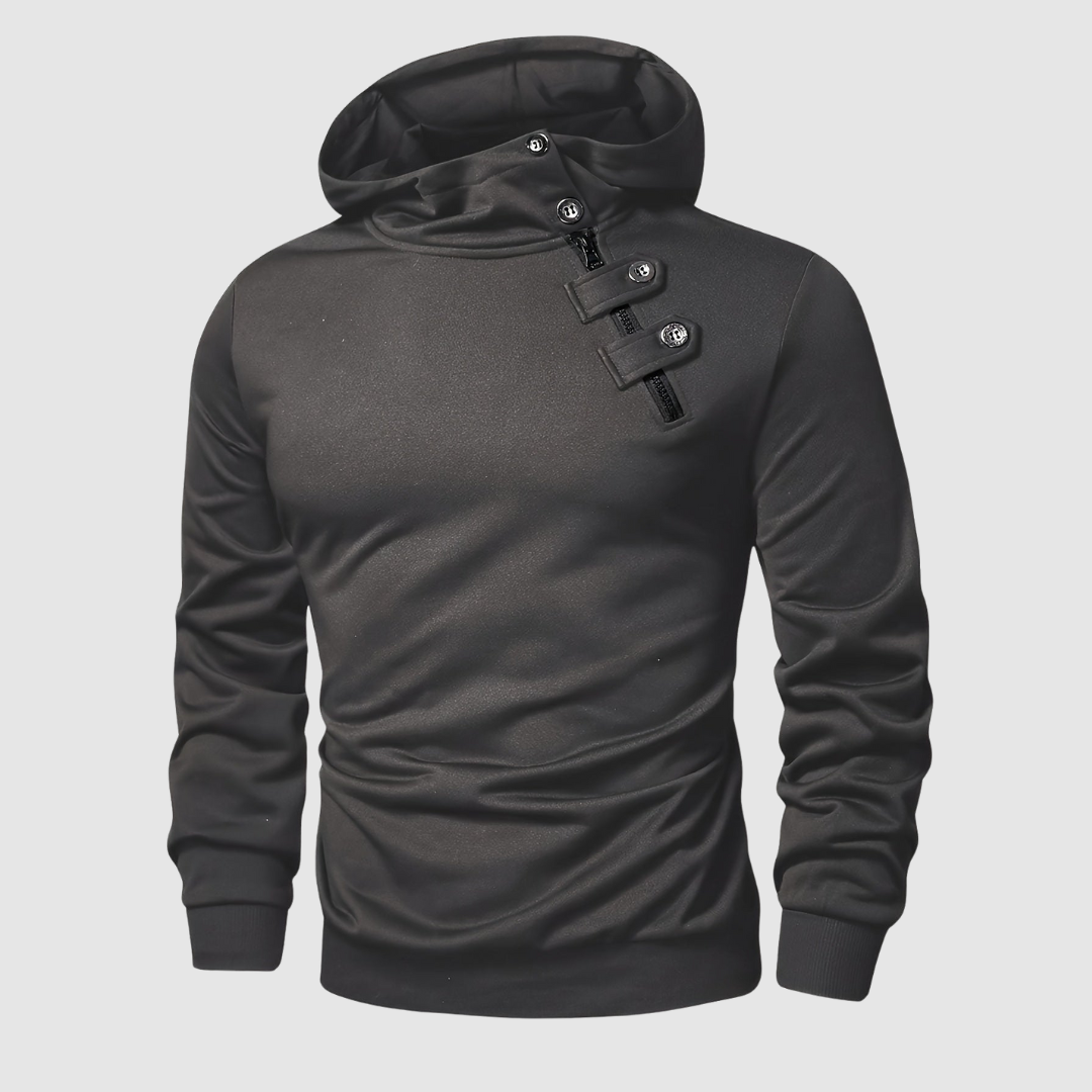Nolan - Buttoned Hoodie