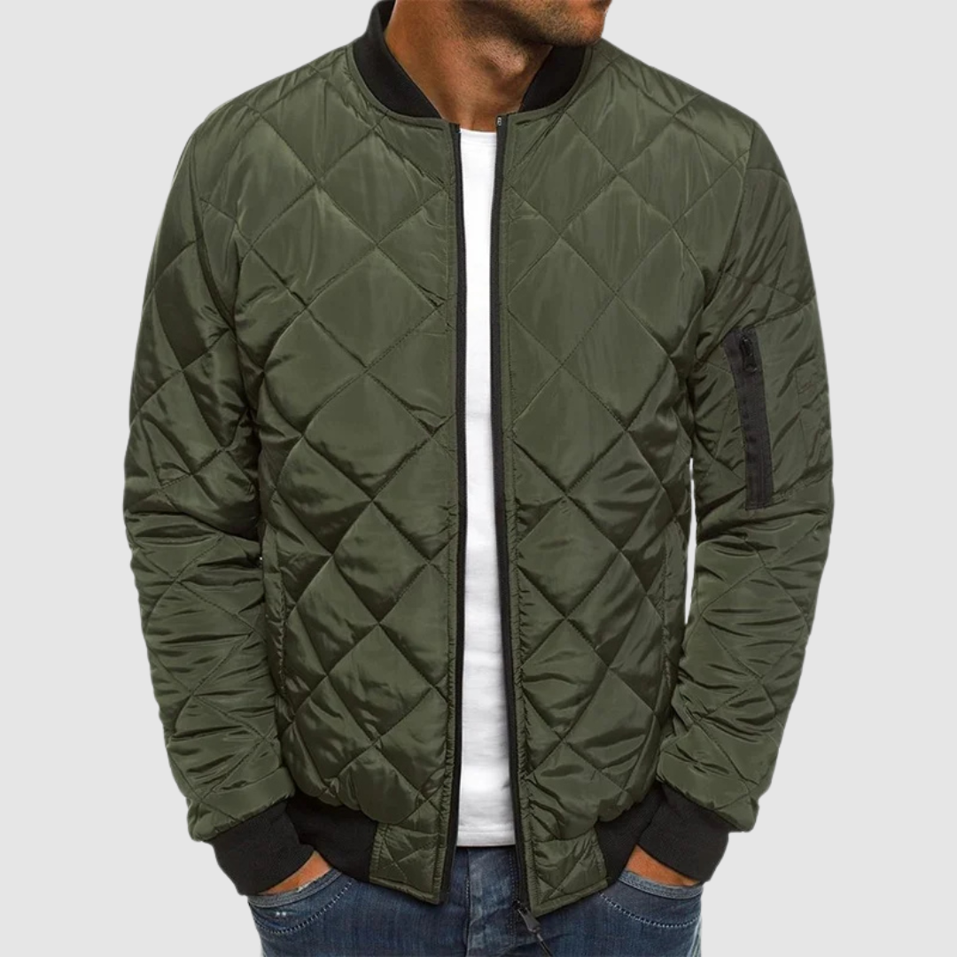 Daniel - Stylish Quilted Bomber Jacket