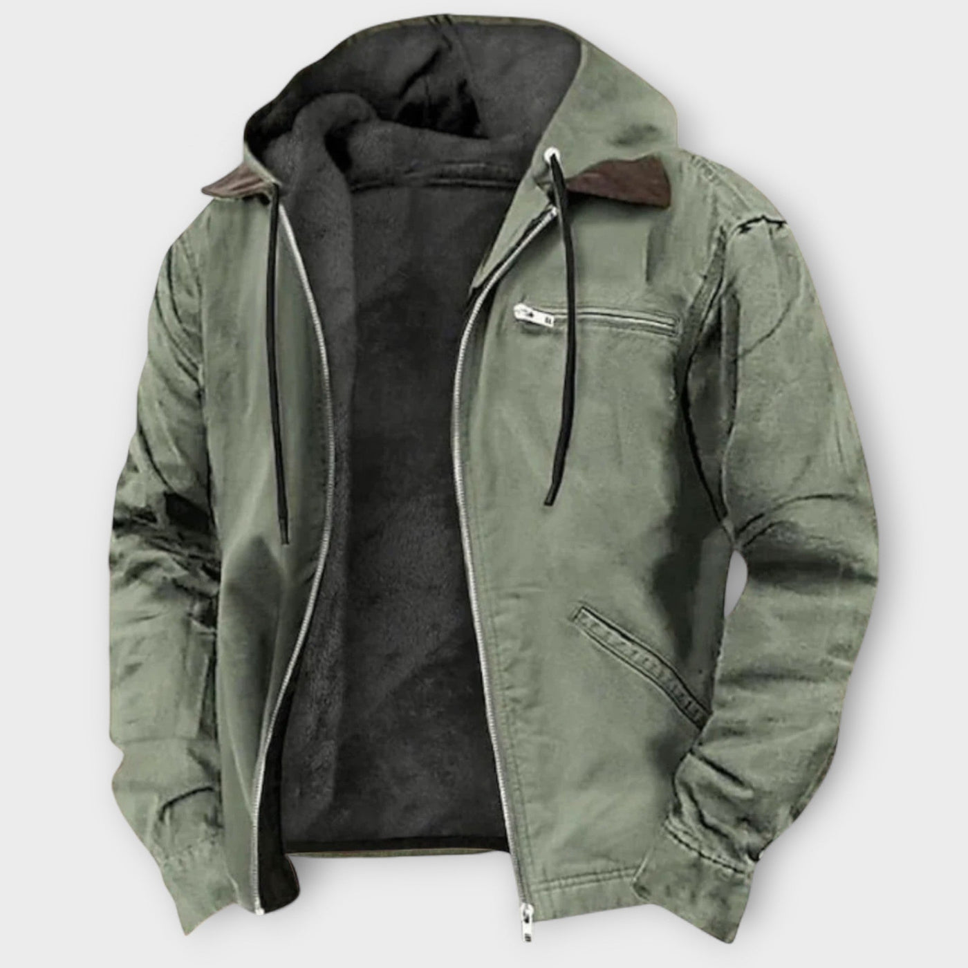 Grayson - Zip-up gilet jacket with hood