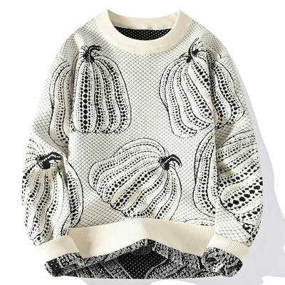 Pam - Pumpkin Knit Sweater