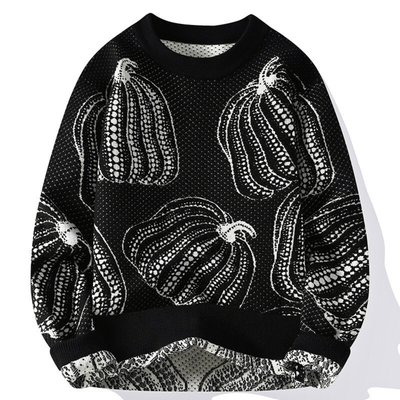 Pam - Pumpkin Knit Sweater