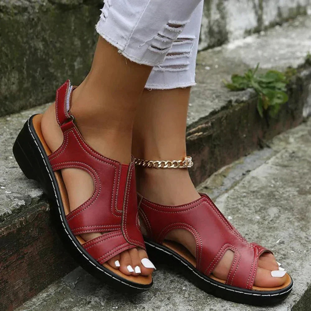 Evelyn - Orthopedic Wedge Sandals