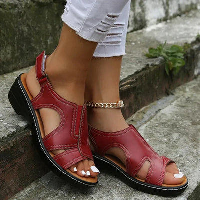 Evelyn - Orthopedic Wedge Sandals