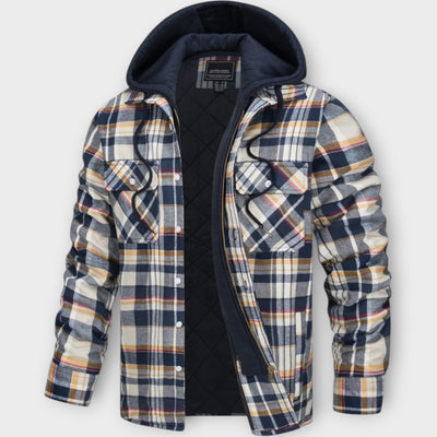 Cooper – Quilted Check Jacket with Hood